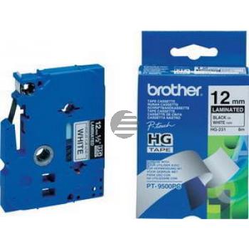 Brother Schriftbandkassette schwarz/weiß (HGE-261V5)