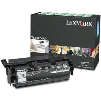 Lexmark Toner-Kartusche Labels schwarz HC plus (T654X04A)