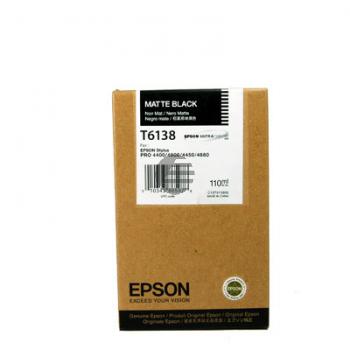 Epson Tintenpatrone schwarz matt (C13T613800, T6138)