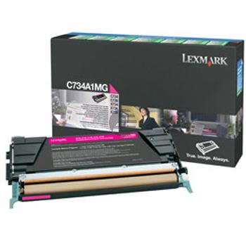 Lexmark Toner-Kartusche Prebate magenta (C734A1MG)