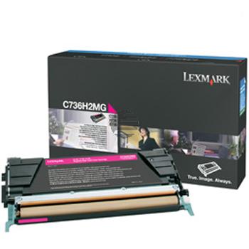 Lexmark Toner-Kartusche magenta HC (C736H2MG)