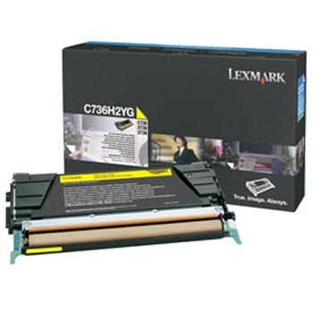 Lexmark Toner-Kartusche gelb HC (C736H2YG)