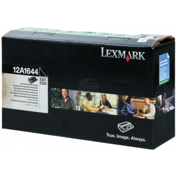 Lexmark Toner-Kartusche Corporate schwarz HC (12A1644)