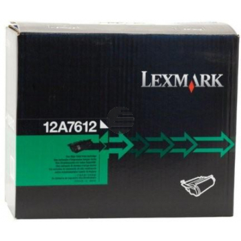 Lexmark Toner-Kartusche refurbished schwarz HC (12A7612)