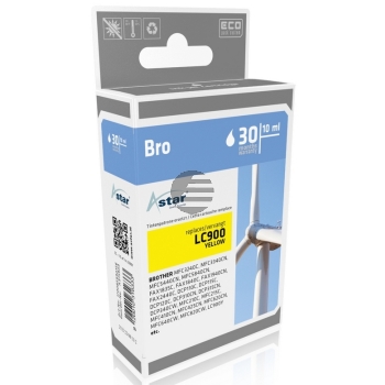 Astar Tintenpatrone gelb (AS15903) ersetzt LC-900Y Astar Tintenpatrone gelb (AS15903) ersetzt LC-900Y