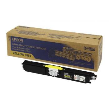 Epson Toner-Kit gelb HC (C13S050554, 0554)