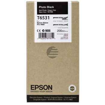Epson Tintenpatrone photo schwarz (C13T653100, T6531)