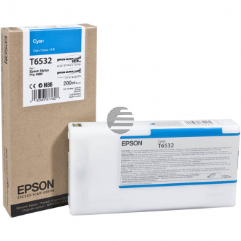 Epson Tintenpatrone cyan (C13T653200, T6532)