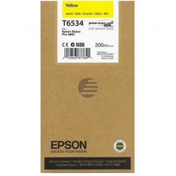 Epson Tintenpatrone gelb (C13T653400, T6534)