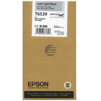 Epson Tintenpatrone schwarz light, light (C13T653900, T6539)