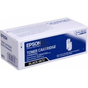 Epson Toner-Kartusche schwarz (C13S050672, 0672)