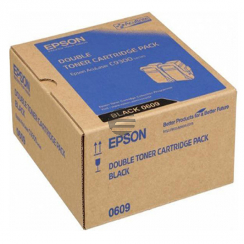 Epson Toner-Kit 2 x cyan (C13S050608, 0608)