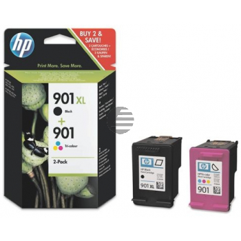 HP Tintendruckkopf cyan/magenta/gelb, schwarz (SD519AE, 901/901XL)