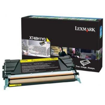 Lexmark Toner-Kit Return gelb HC (X748H1YG)