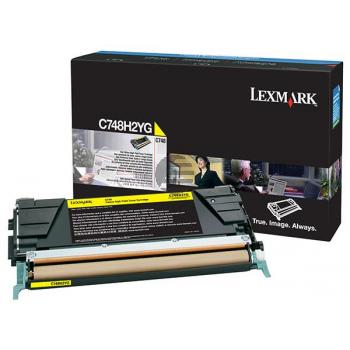 Lexmark Toner-Kit gelb HC (C748H2YG)
