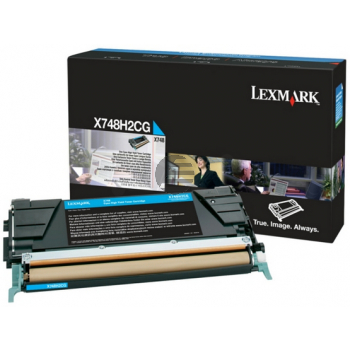 Lexmark Toner-Kit cyan HC (X748H2CG)