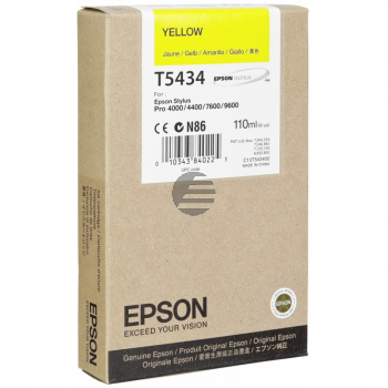 Epson Tintenpatrone gelb (C13T543400, T5434)