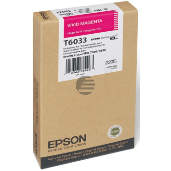 Epson Tintenpatrone magenta HC (C13T603300, T6033)