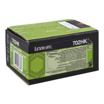 Lexmark Toner-Kit Return schwarz HC (70C2HK0, 702HK)