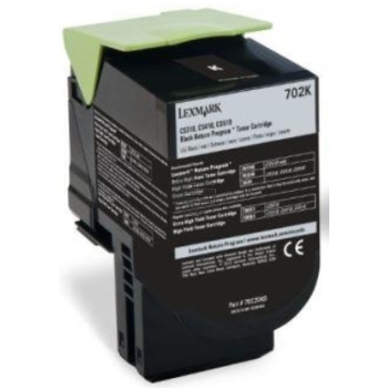 Lexmark Toner-Kit Return schwarz (70C20K0, 702K)