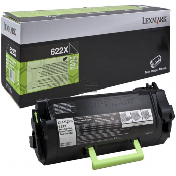 Lexmark Toner-Kit Return Program schwarz HC plus (62D2X00, 622X)