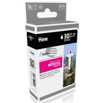 Astar Tintenpatrone magenta HC (AS15295) ersetzt 951XL Astar Tintenpatrone magenta HC (AS15295) ersetzt 951XL