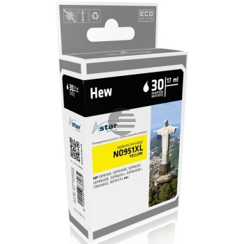 Astar Tintenpatrone gelb HC (AS15395) ersetzt 951XL Astar Tintenpatrone gelb HC (AS15395) ersetzt 951XL