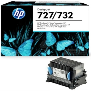 HP Druckkopf magenta, cyan, grau (B3P06A, 727/732)