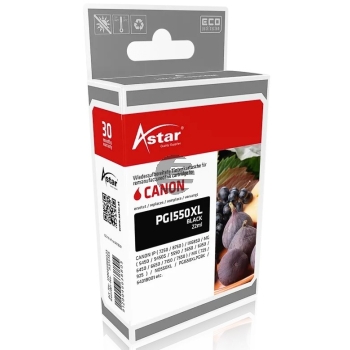 Astar Tintenpatrone pigment schwarz HC (AS15155) ersetzt PGI-550PGBKXL Astar Tintenpatrone pigment schwarz HC (AS15155) ersetzt PGI-550PGBKXL