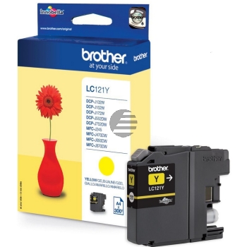 Brother Tintenpatrone gelb (LC-121Y) Brother Tintenpatrone gelb (LC-121Y)