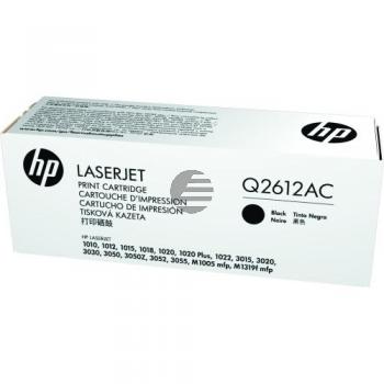 HP Toner-Kartusche Contract schwarz (Q2612AC, 12AC) HP Toner-Kartusche Contract schwarz (Q2612AC, 12AC)