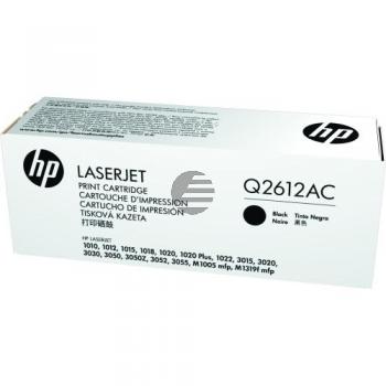 HP Toner-Kartusche Contract (nur für Vertragskunden) schwarz (Q2612AC, 12AC)
