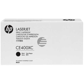 HP Toner-Kartusche Contract (nur für Vertragskunden) schwarz HC (CE400XC, 507XC)