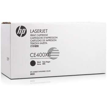 HP Toner-Kartusche Contract (nur für Vertragskunden) schwarz HC (CE400XC, 507XC)
