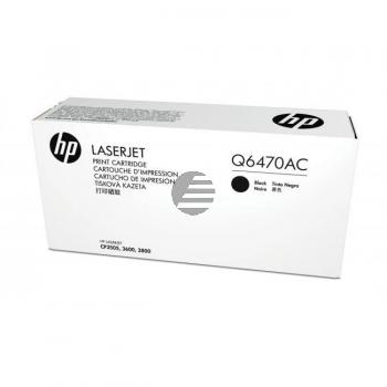HP Toner-Kartusche Contract schwarz (Q6470AC, 501AC) HP Toner-Kartusche Contract schwarz (Q6470AC, 501AC)