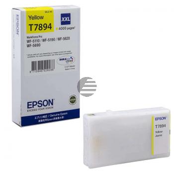 Epson Tintenpatrone gelb HC plus (C13T78944010, T7894)