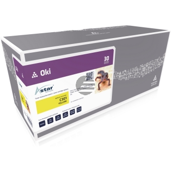 Astar Toner-Kit gelb (AS13301) ersetzt 44973533 Astar Toner-Kit gelb (AS13301) ersetzt 44973533