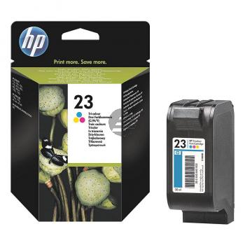 HP Tintendruckkopf cyan/magenta/gelb (C1823DE, 23)