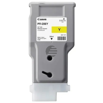Canon Tintenpatrone gelb HC (5306B001, PFI-206Y) Canon Tintenpatrone gelb HC (5306B001, PFI-206Y)
