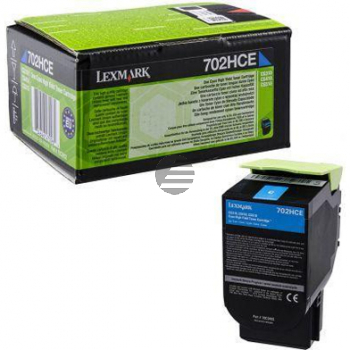 Lexmark Toner-Kit Corporate cyan HC (70C2HCE, 702HCE)