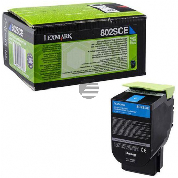 Lexmark Toner-Kit Corporate cyan HC (80C2SCE, 802SCE)