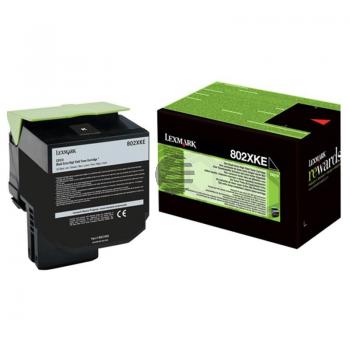 Lexmark Toner-Kit Corporate schwarz HC plus + (80C2XKE, 802XKE)