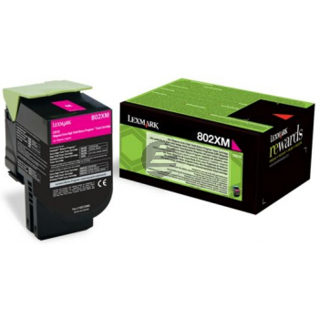 Lexmark Toner-Kit Corporate magenta HC plus + (80C2XME, 802XM)