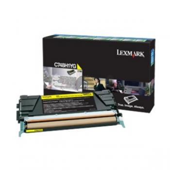 Lexmark Toner-Kit Corporate gelb HC (C748H3YG)