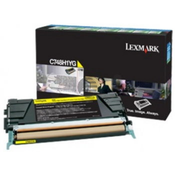 Lexmark Toner-Kit Corporate gelb HC (C748H3YG)