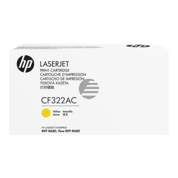 HP Toner-Kartusche Contract (nur für Vertragskunden) gelb (CF322AC, 653AC)
