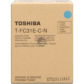 Toshiba Toner-Kit cyan (6AG00002003, T-FC31ECN)