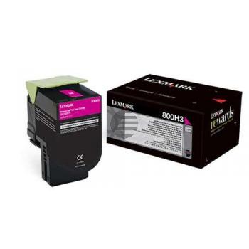 Lexmark Toner-Kit magenta HC plus (80C0H30, 800H3)