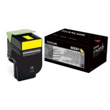 Lexmark Toner-Kit gelb HC plus (80C0H40, 800H4)