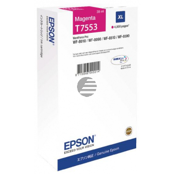 Epson Tintenpatrone magenta HC (C13T755340, T7553)